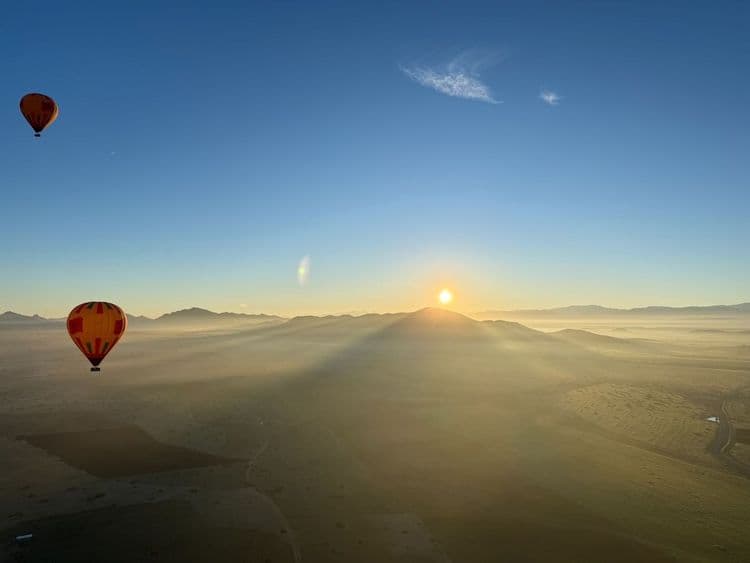 Vol en montgolfière au-dessus de Marrakech